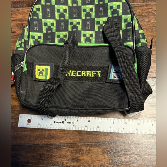 Minecraft Kids School Backpack 2 Pockets Hunger Games Accessories - Picture 5 of 6